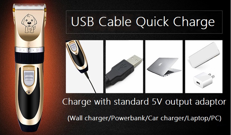 Gunting Haiwan Peliharaan Tanpa Kord A60 usb